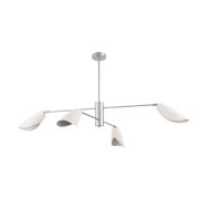 SLE1254-103-04 Светильник подвесной Серебристый/Белый E14 4*60W ALTON