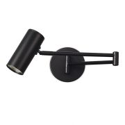 SLE201041-01 Светильник настенный Черный/Черный GU10 LED 1*5W 4000K ZOOM