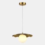 SLE1196-303-01 Светильник подвесной Латунь/Белый G9 1*5W 4000K LOREA