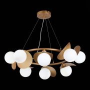 SLE220503-08 Светильник подвесной Золотистый/Белый G9 LED 8*5W BOLZANO