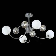 SLE220912-08 Светильник потолочный Хром/Белый, Дымчатый G9 LED 8*5W FORMAE