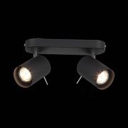 SL597.401.02 Спот ST-Luce Черный, Хром/Черный GU10 LED 2*3W Потолочные светильники