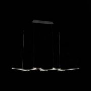 SL394.403.06 Люстра подвесная ST-Luce Черный/Белый LED 6*14W 4000K BASONI