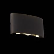 SL089.401.06 Светильник уличный настенный ST-Luce Черный кварцевый LED 6*1W 4000K BISELLO