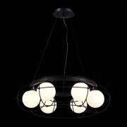 SL1189.403.06 Люстра подвесная ST-Luce Черный/Опал G9 6*5W BEATA