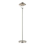 SL6115.105.01 Торшер ST-Luce Никель/Дымчато-Серый LED 1*19W 3000K AMARA