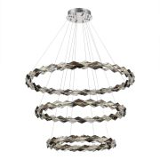 SL6009.103.03 Люстра подвесная ST-Luce Хром/Прозрачно-Дымчатый LED 1*75W 3000K DIAMANTA