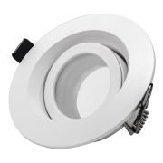 ST255.508.01 Св-к встр. Белый GU10 1*50W  IP65 D95xH45 220V Без ламп Встраиваемые светильники