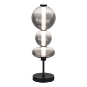 SL6119.404.18 Прикроватная лампа ST-Luce Черный/Дымчато-Серый LED 1*18W 3000K PERLINA