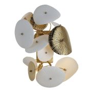 SL1518.301.03 Светильник настенный ST-Luce Латунь/Белый G9 3*5W 4000K DAHLIA