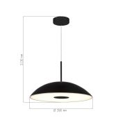 SL6128.403.01 Светильник подвесной ST-Luce Черный/Черный LED 1*24W 3000K LID
