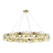 SL6133.303.16 Светильник подвесной ST-Luce Латунь/Прозрачный G9 16*5W 4000K SWATCH