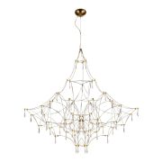 SL6601.213.114 Светильник подвесной ST-Luce Золотистый/Прозрачный LED 114*0,5W 3000K GRAVETTA