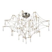 SL6601.102.78 Светильник потолочный ST-Luce Хром/Прозрачный LED 78*0,35W 3000K GRAVETTA