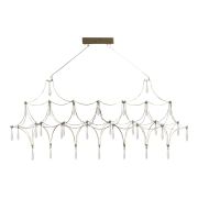 SL6603.203.17 Светильник подвесной ST-Luce Золотистый/Прозрачный LED 1*17W 4000K GRAVETTA