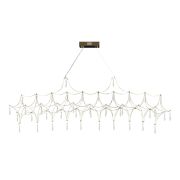 SL6603.203.23 Светильник подвесной ST-Luce Золотистый/Прозрачный LED 1*23W 4000K GRAVETTA