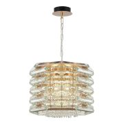 SL6137.203.08 Светильник подвесной ST-Luce медь/прозрачный E14 8*40W STROZZI