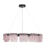SL6021.403.66 Светильник подвесной ST-Luce черный/розовый LED 1*66W 3000K VOILE
