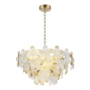 SL6240.203.12 Светильник подвесной ST-Luce золотистый/Прозрачный, янтарный E14 12*60W TENDER