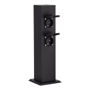 SL9012.415.00 Столб уличный 4 розетки ST-Luce черный 3500W SOCKET