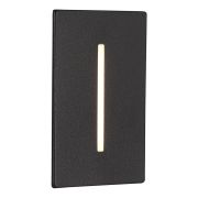 SL9519.408.01 Встраиваемый уличный светильник ST-Luce черный LED 1*3W 3000K SLIM