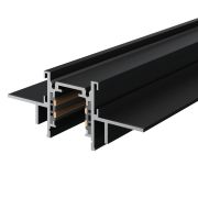 ST1004.429.12 Шинопровод магнитный встраиваемый под ГКЛ 12мм ST-Luce Черный L2000мм(заглушки в комп) SKYLINE 48+