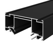 ST1047.429.02 Профиль для монтажа 48 под натяж. потолок ST-Luce Черный L2000мм (Заглуш внеш 2 в ком) SKYLINE 48+