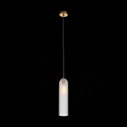 SL1145.353.01 Светильник подвесной ST-Luce Латунь/Белый E27 1*60W CALLANA