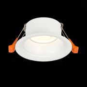 ST200.508.01 Св-к встр. Белый GU10 1*50W  D89xH40 220V Без ламп Встраиваемые светильники