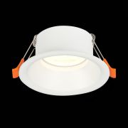 ST201.508.01 Св-к встр. Белый GU10 1*50W  D89xH40 220V Без ламп Встраиваемые светильники