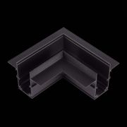 ST007.429.00 Угол-соединитель для встраиваемого магнитного шинопровода под ГКЛ 9м ST-Luce Черный SKYLINE 48