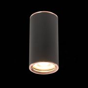 ST111.427.01 Светильник потолочный Черный GU10 1*50W D54xH105 220V Без ламп Накладные светильники