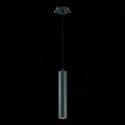 ST151.408.01 Встраиваемый подвесной светильник Черный GU10 1*50W  IP20 D54xH290 220V Без ламп Подвесные светильники