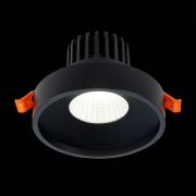 ST751.438.10 Св-к встр. Черный LED 1*10W 3000K 750Lm Ra>90 38° IP20 D100xH75 170-240V Встраиваемые светильники