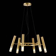 SL1236.203.06 Люстра подвесная ST-Luce Золотистый/Коньячный, Золотистый G9 LED 6*5W ECLIP