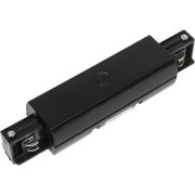 504187 Соединитель трековый трехфазный BARRA большой прямой ЧЕРНЫЙ