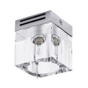 104010 Светильник ALTA QUBE LO CR G9 ХРОМ/ПРОЗРАЧНЫЙ