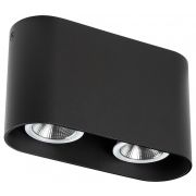 214867 Светильник RULLO 2xHP16 ЧЕРНЫЙ