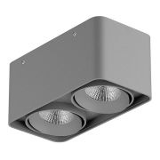 052129-IP65 Светильник MONOCCO LED 2х10W 1200LM 30G СЕРЫЙ 4000K