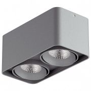 052329-IP65 Светильник MONOCCO LED 2х10W 1200LM 30G СЕРЫЙ 3000K