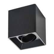 052067 Светильник PVC RETTANGO GU10 ЧЕРНЫЙ