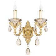 786622 Бра AMPOLLO 2х60W E14 24К ЗОЛОТО