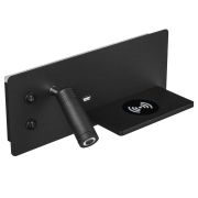 808557 Бра MURO 4,5W+3W LED 360LM+240LM ЧЕРНЫЙ 3000K