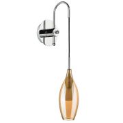 803523 Бра PENTOLA 1х25W G9 ХРОМ/ЯНТАРЬ