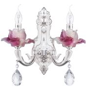 714624 Бра ANEMONE 2x40W E14 Серебро