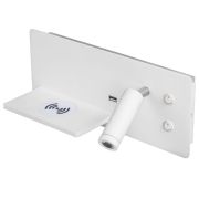 808546 Бра MURO 4,5W+3W LED 360LM+240LM БЕЛЫЙ 3000K