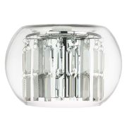 753634 Бра ACQUARIO 3х20W G4 12V ХРОМ хрусталь+стекло