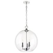 729134 Люстра SFERICO 3х40W E14 ХРОМ/ПРОЗРАЧНЫЙ