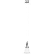 757019 Люстра CONE 1х40W GU10 ХРОМ/ПРОЗРАЧНО-МАТОВЫЙ