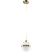 813111 Подвес GLOBO 1х40W E14 бронза/белый